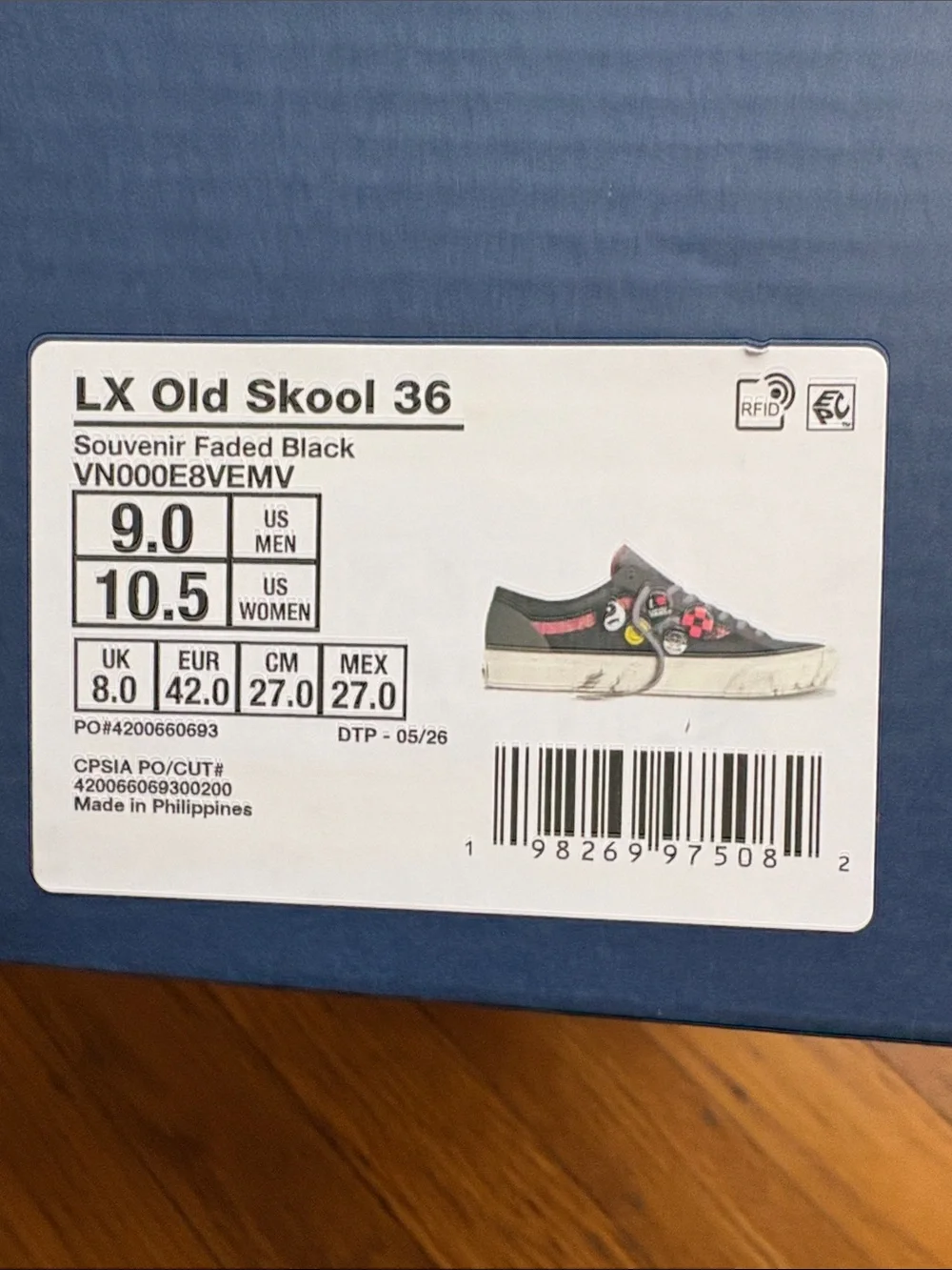 Vans Premium LX Old Skool 36 Souvenir NWT size 9
